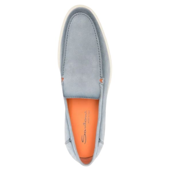 Santoni Botanist Loafers Licht Blauw