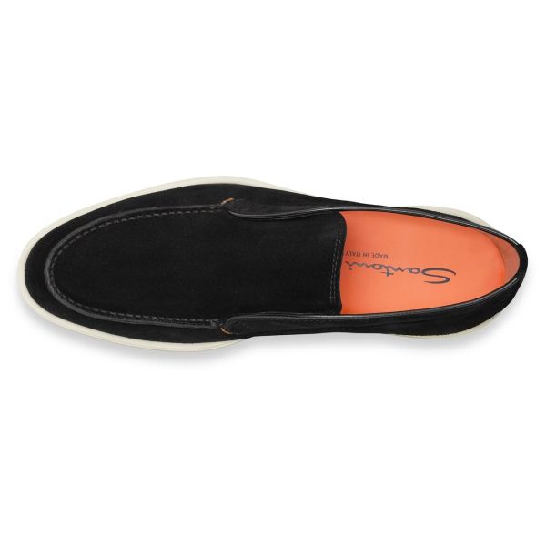 Santoni Digits Loafers Zwart