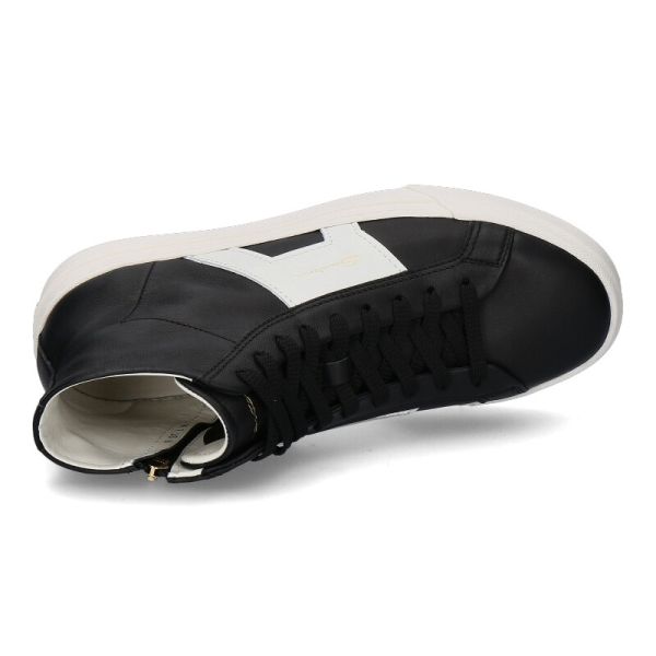 Santoni Double Buckle Signature Sneaker Zwart