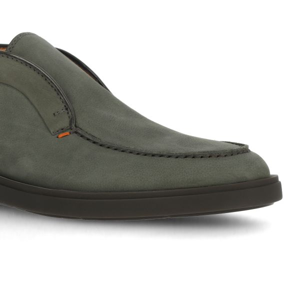Santoni Dragon Loafer Donker Groen