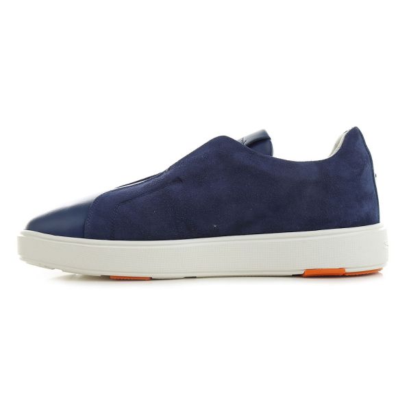 Santoni Gyan Sneaker Blauw