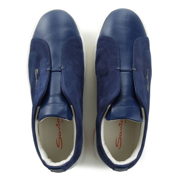 Santoni Gyan Sneaker Blauw