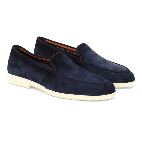 Santoni Malibu Loafers Navy