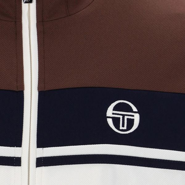 Sergio Tacchini Damarindo Track Top Vest Wit/Bruin