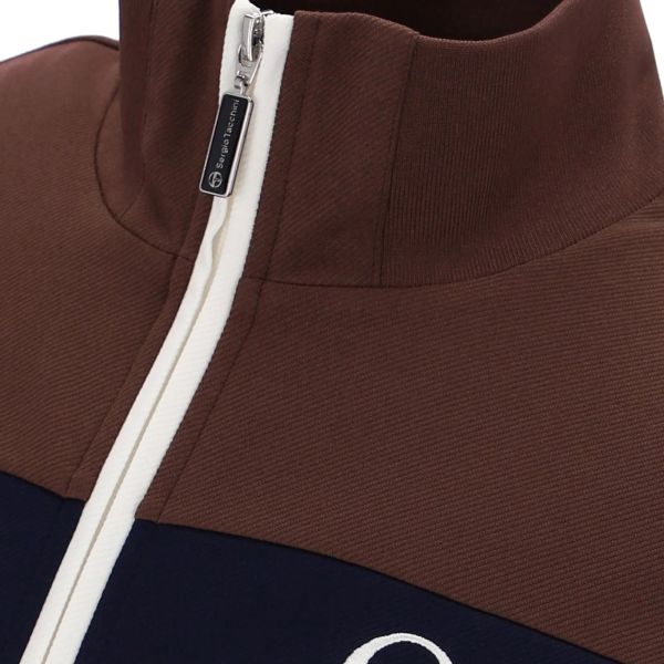 Sergio Tacchini Damarindo Track Top Vest Wit/Bruin