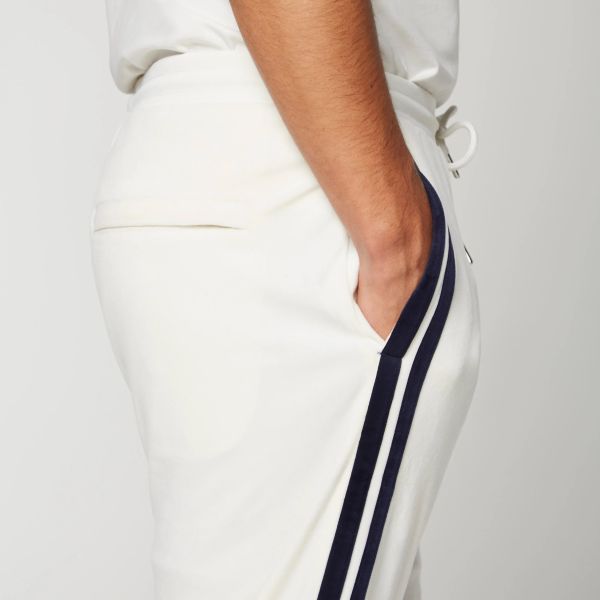 Sergio Tacchini Damarindo Velour Trainingsbroek Wit