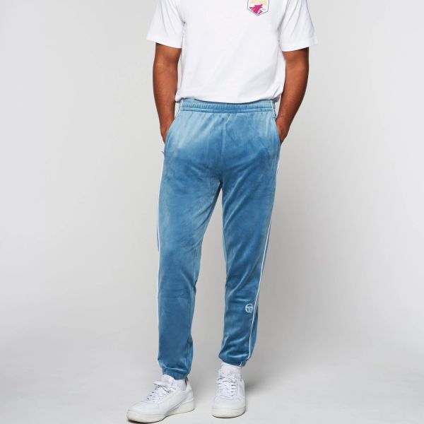 Sergio Tacchini Lioni Velour Broek Blauw