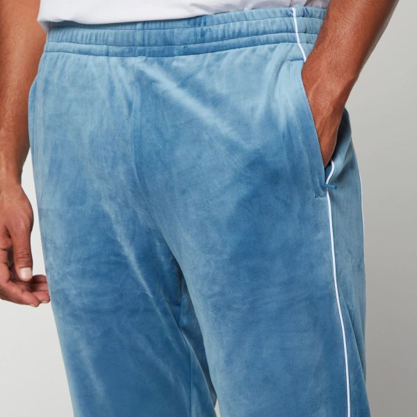 Sergio Tacchini Lioni Velour Broek Blauw