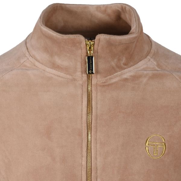 Sergio Tacchini Orion Luxe Velour Top Vest Bruin