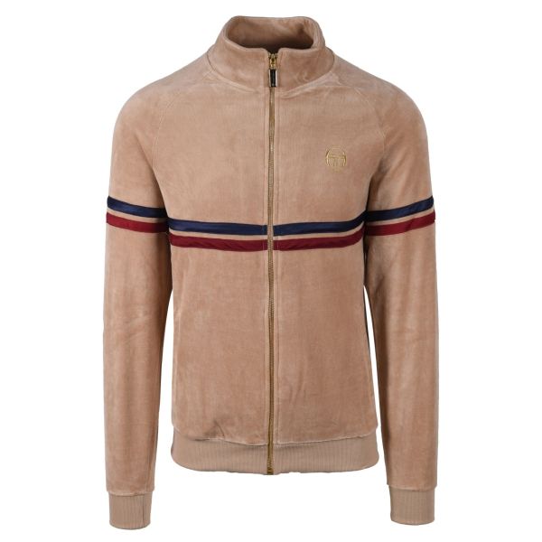 Sergio Tacchini Orion Luxe Velour Top Vest Bruin