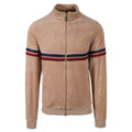 Sergio Tacchini Orion Luxe Velour Top Vest Bruin