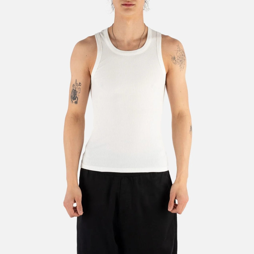 Seventh Base Rib Tank Top Wit