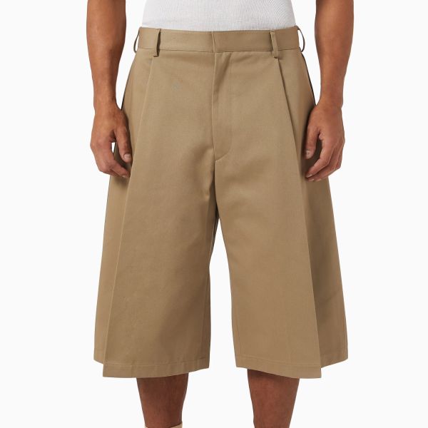 Seventh Bermuda Pleat Korte Broek Bruin