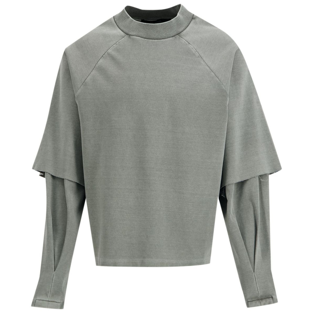 Seventh Raglan Layered Longsleeve T-shirt Donker Groen