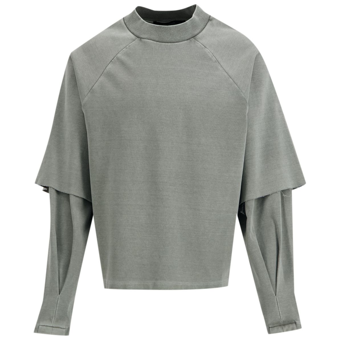 Seventh Raglan Layered Longsleeve T-shirt Donker Groen