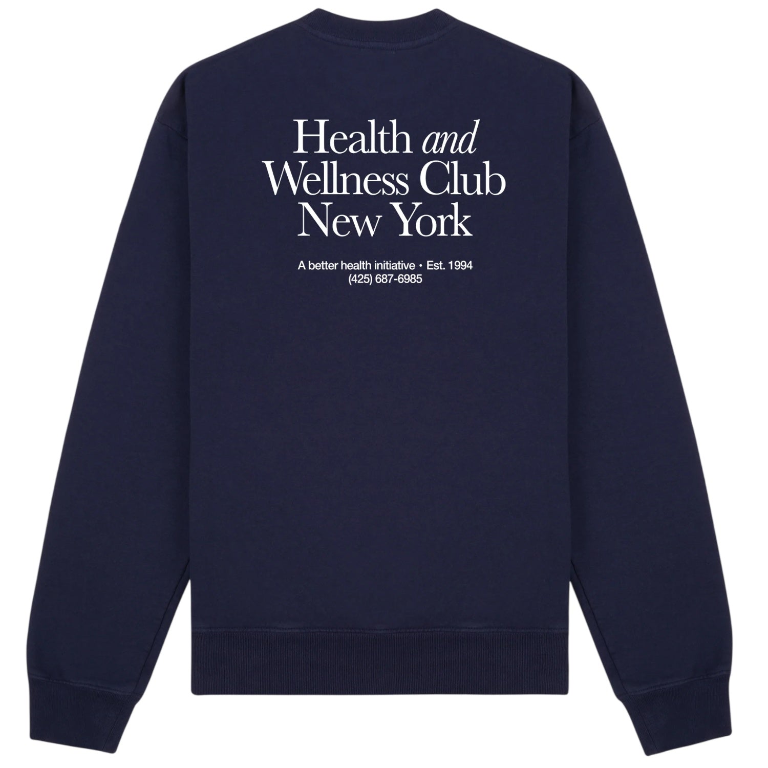 Sporty & Rich HWCNY Sweater Navy