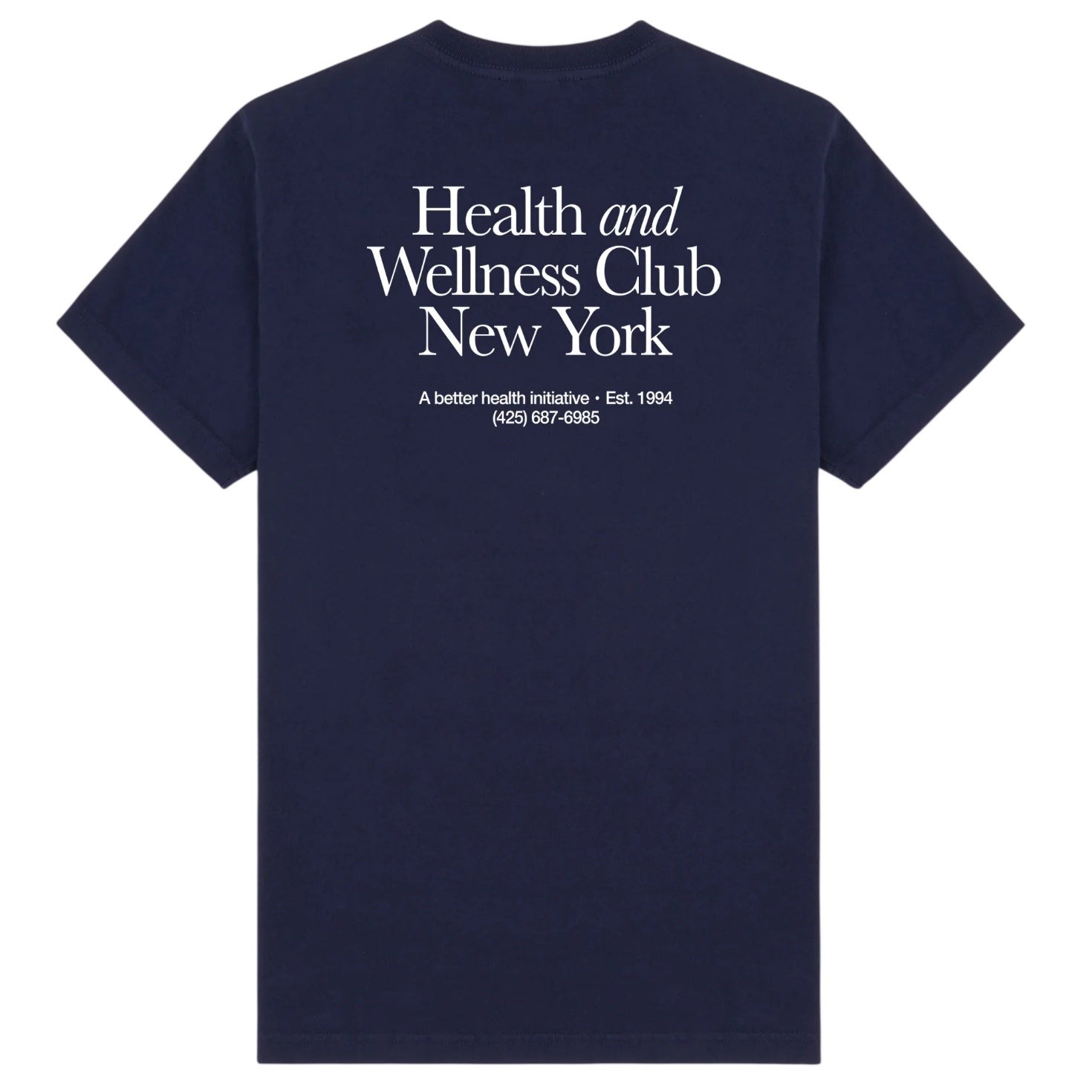 Sporty & Rich HWCNY T-shirt Navy