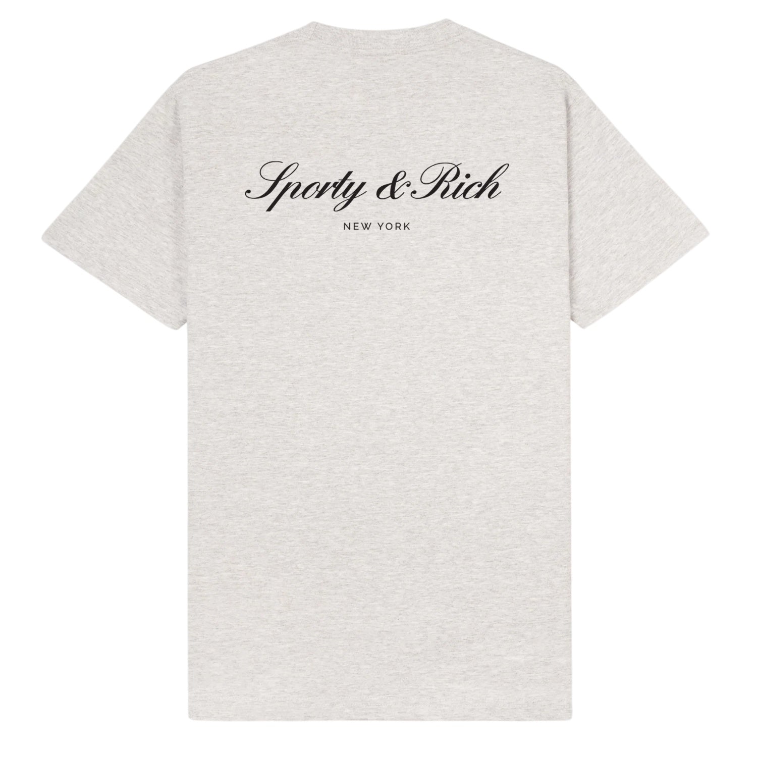 Sporty & Rich Signature NY T-shirt Grijs