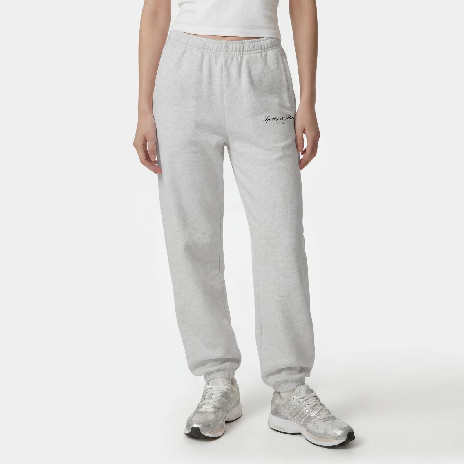 Sporty & Rich Signature NY Trainingsbroek Grijs