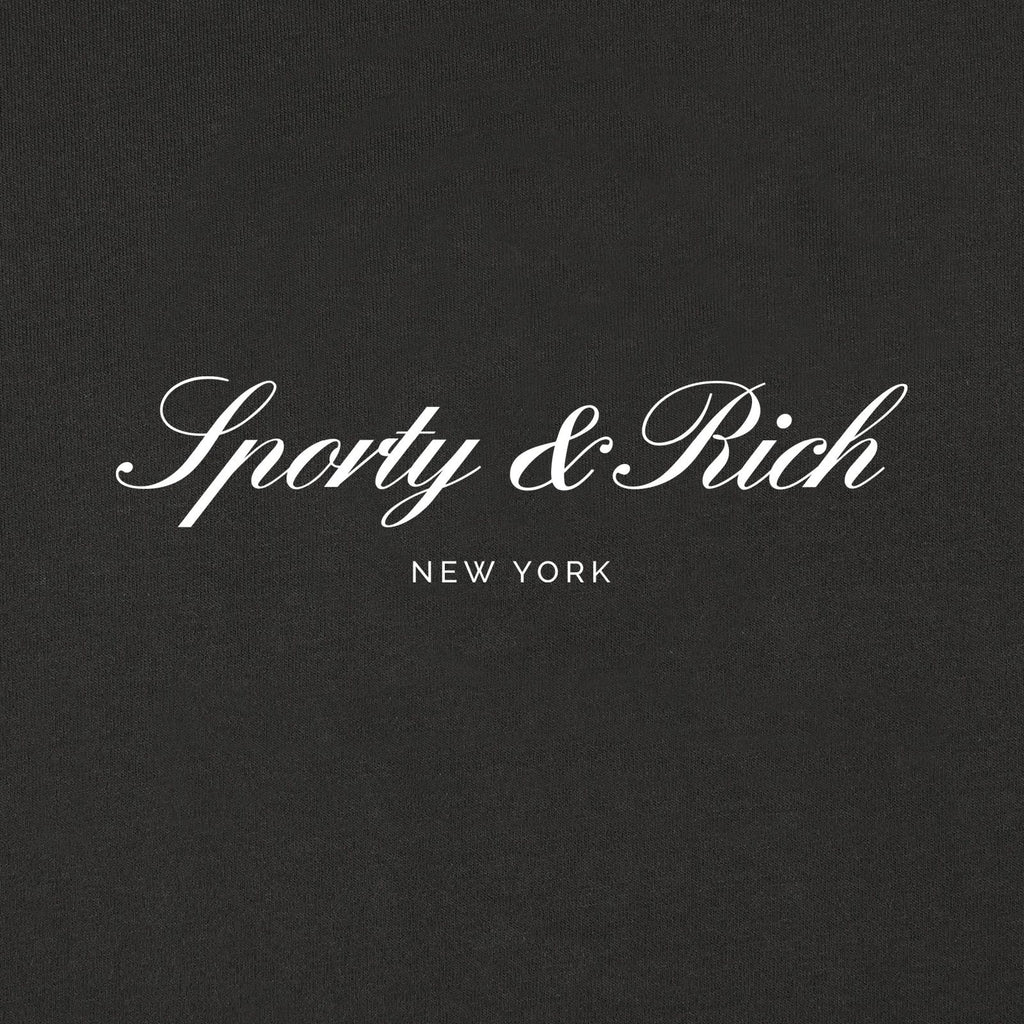 Sporty & Rich Signature NY Trainingsbroek Zwart