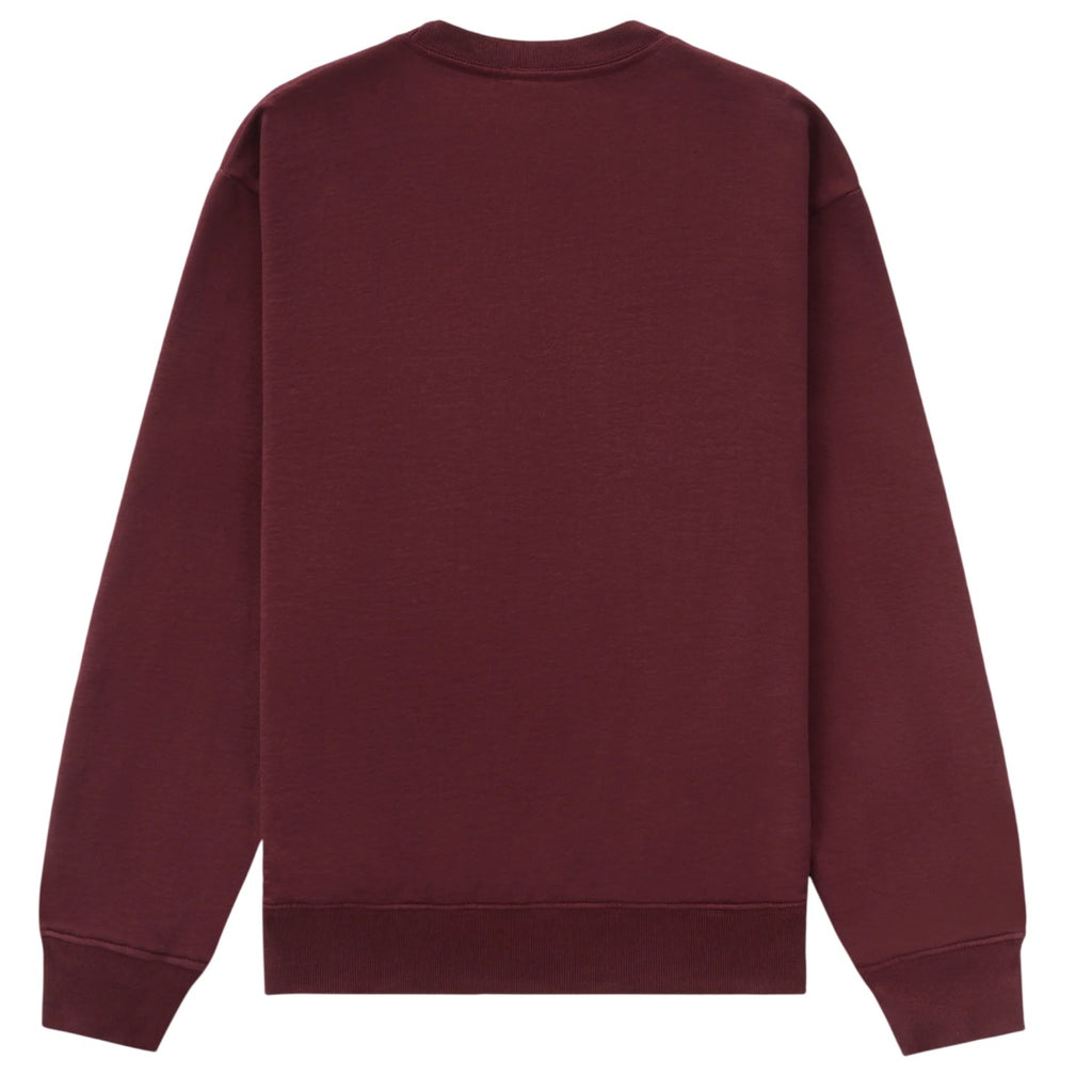 Sporty & Rich Syracuse Embroidered Sweater Bordeaux