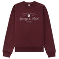 Sporty & Rich Syracuse Embroidered Sweater Bordeaux