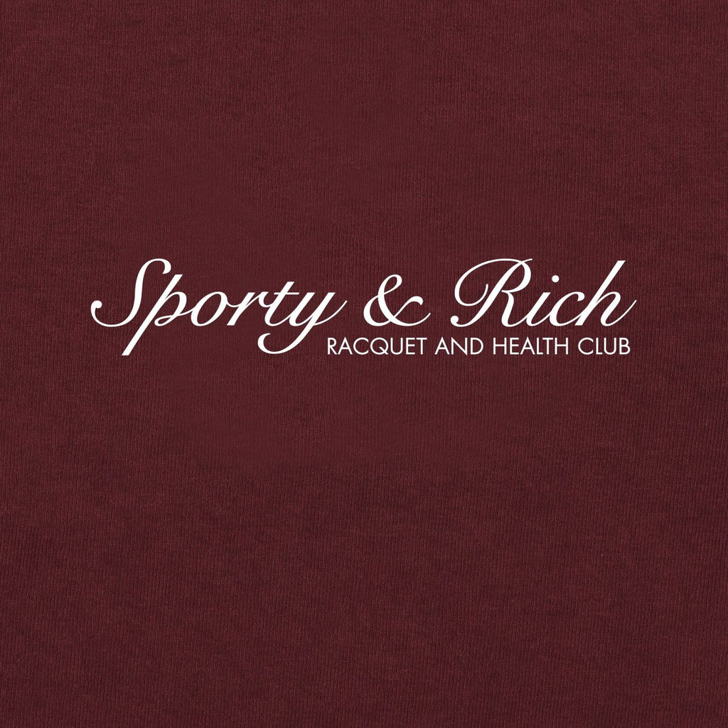 Sporty & Rich Syracuse T-shirt Bordeaux