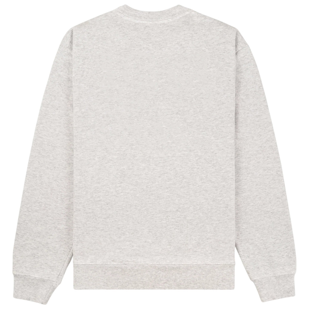 Sporty & Rich Varsity Crest Sweater Grijs