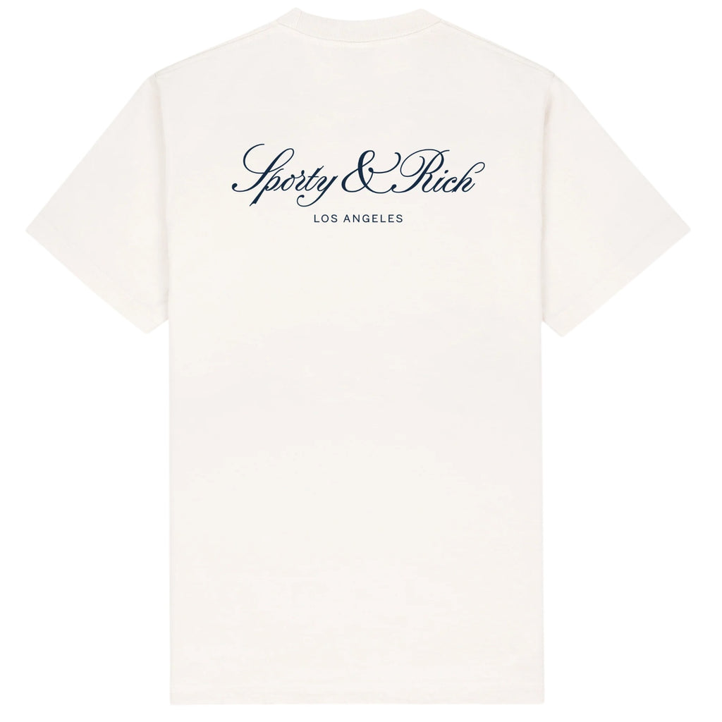 Sporty & Rich Vendome LA T-shirt Off White