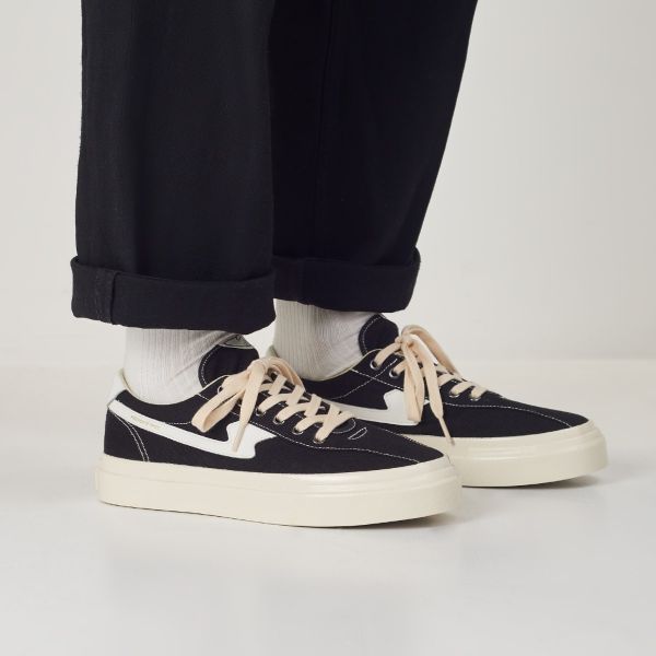 Stepney Workers Club Dellow S-Strike Canvas Sneaker Zwart
