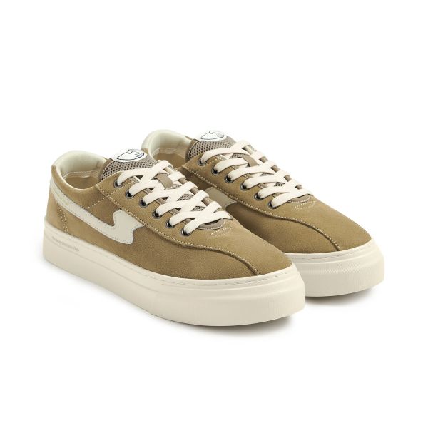 Stepney Workers Club Dellow S-Strike Cup Suede Sneaker Bruin
