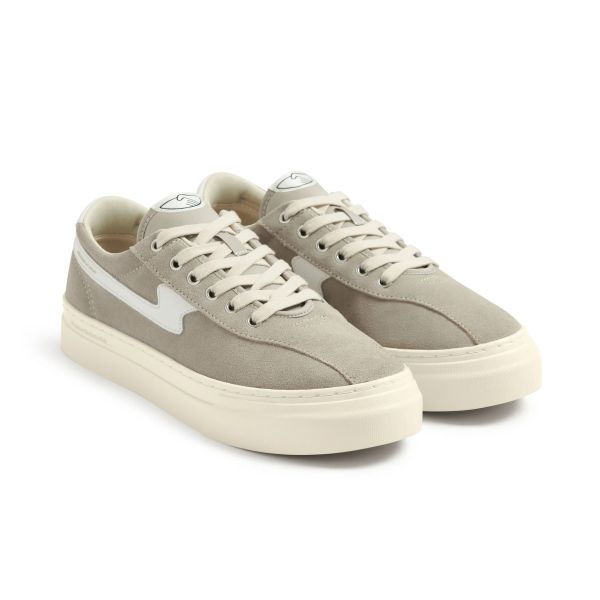 Stepney Workers Club Dellow S-Strike Cup Suede Sneaker Licht Grijs
