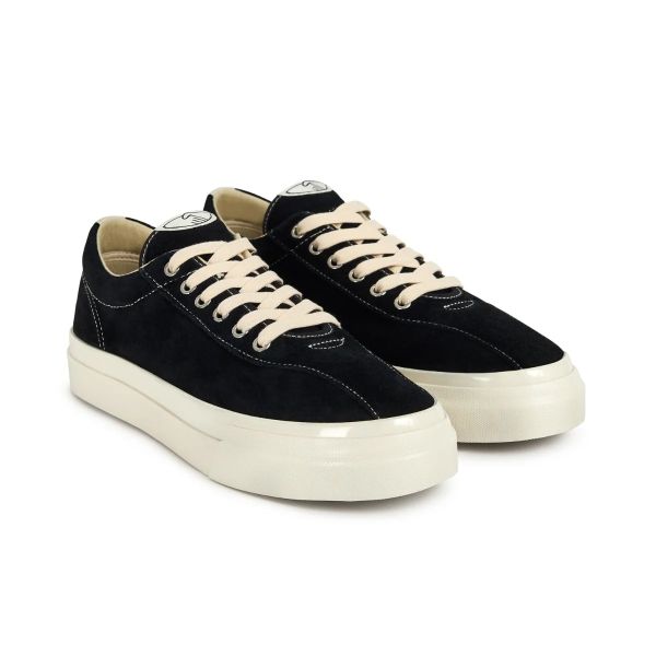 Stepney Workers Club Dellow Suede Sneaker Zwart
