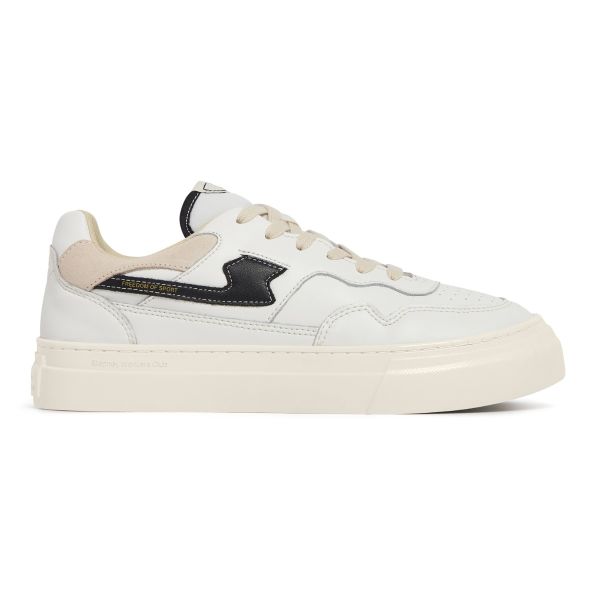 Stepney Workers Club Pearl S-Strike Leather Sneaker Wit