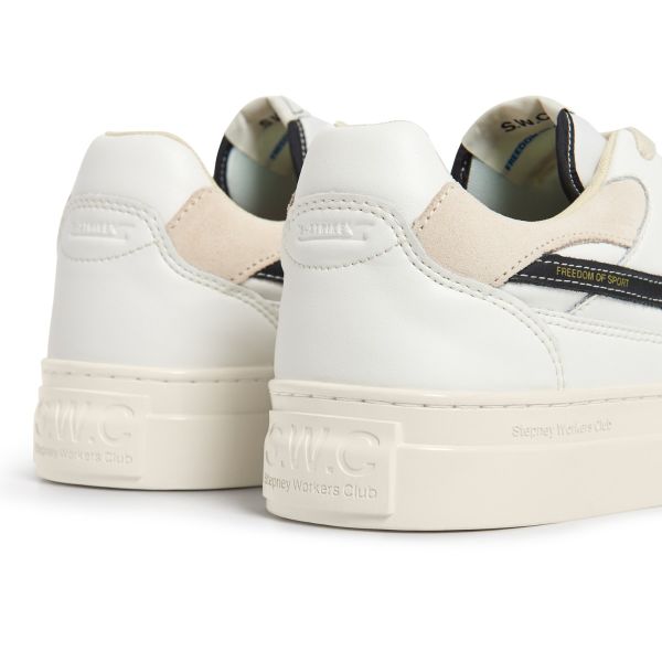 Stepney Workers Club Pearl S-Strike Leather Sneaker Wit