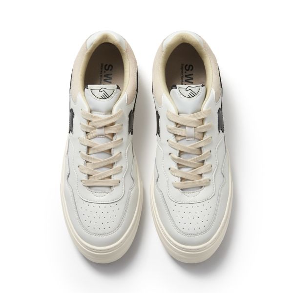 Stepney Workers Club Pearl S-Strike Leather Sneaker Wit