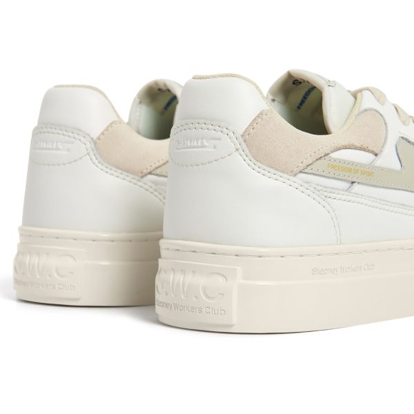 Stepney Workers Club Pearl S-Strike Leather Sneaker Wit