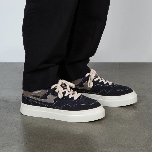 Stepney Workers Club Pearl S-Strike Nubuck Sneaker Zwart
