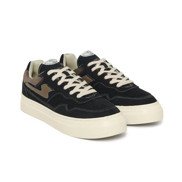 Stepney Workers Club Pearl S-Strike Nubuck Sneaker Zwart