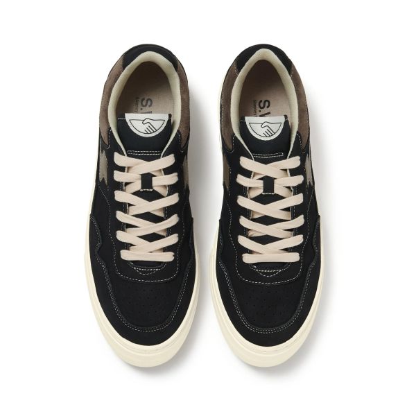 Stepney Workers Club Pearl S-Strike Nubuck Sneaker Zwart