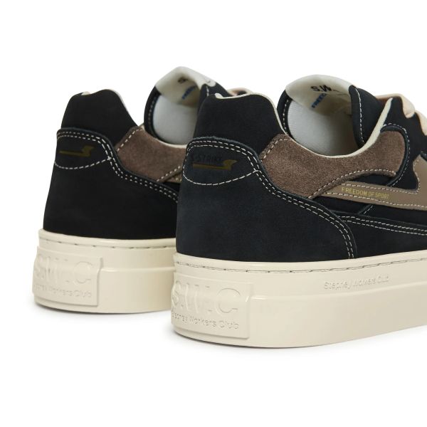 Stepney Workers Club Pearl S-Strike Nubuck Sneaker Zwart