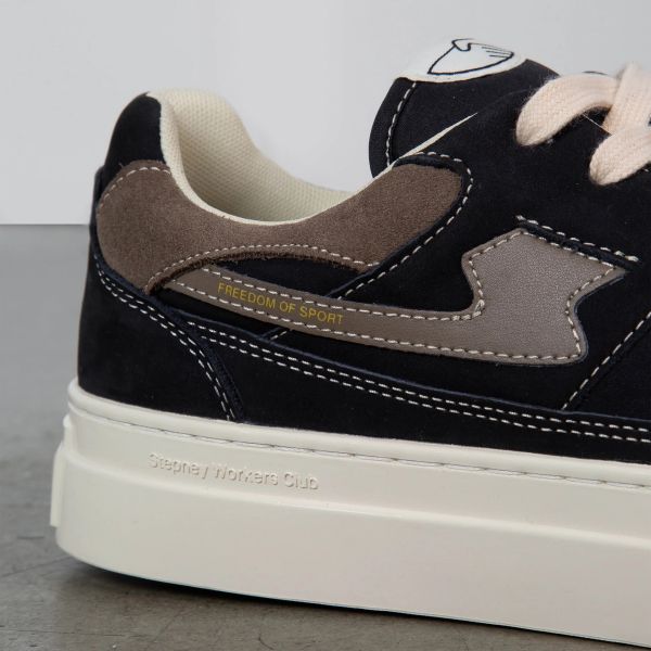 Stepney Workers Club Pearl S-Strike Nubuck Sneaker Zwart