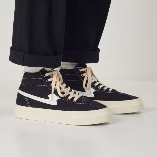 Stepney Workers Club Varden S-Strike Canvas Sneaker Zwart