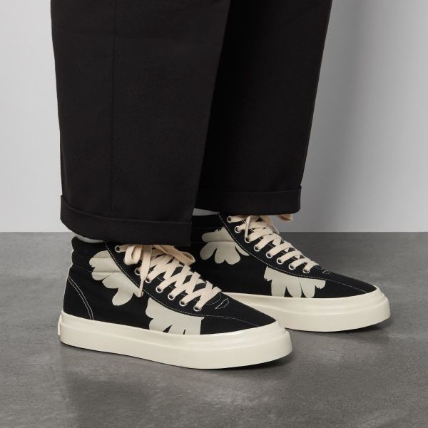 Stepney Workers Club Varden Shroom Hands Sneaker Zwart