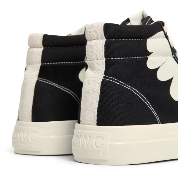 Stepney Workers Club Varden Shroom Hands Sneaker Zwart