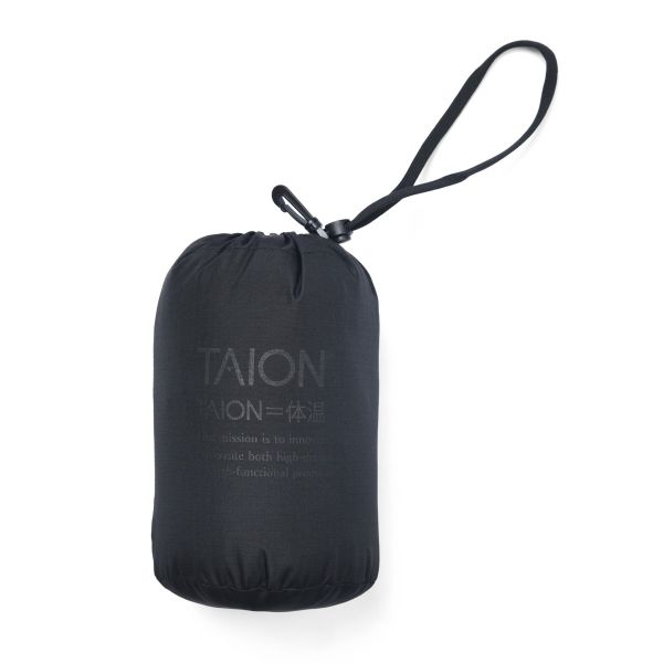 Taion Military Zip V Neck Down Vest Licht Groen
