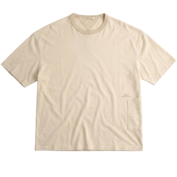 Ten C Light Marmo Dyed T-shirt Beige