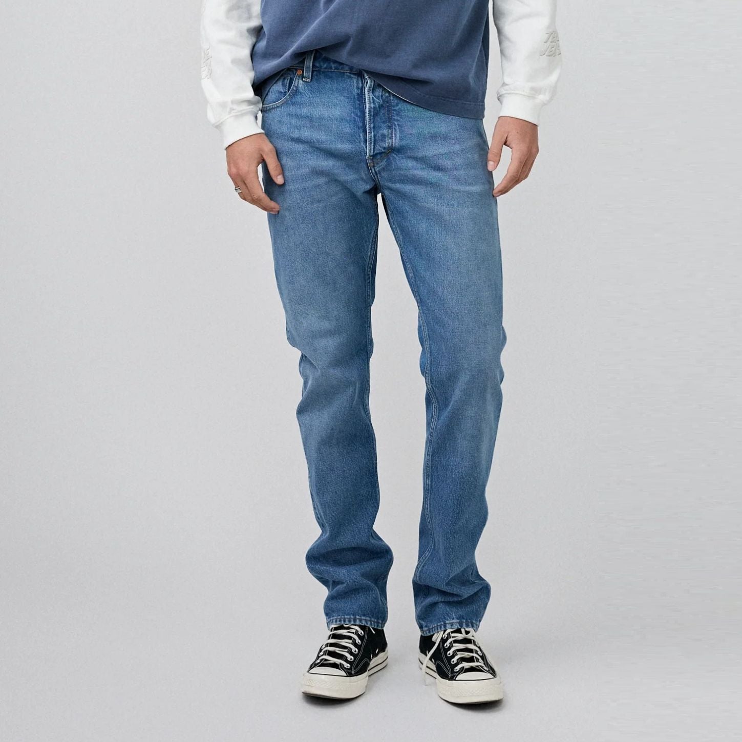 Tenue Jackson Relaxed Tapered Jeans Blauw