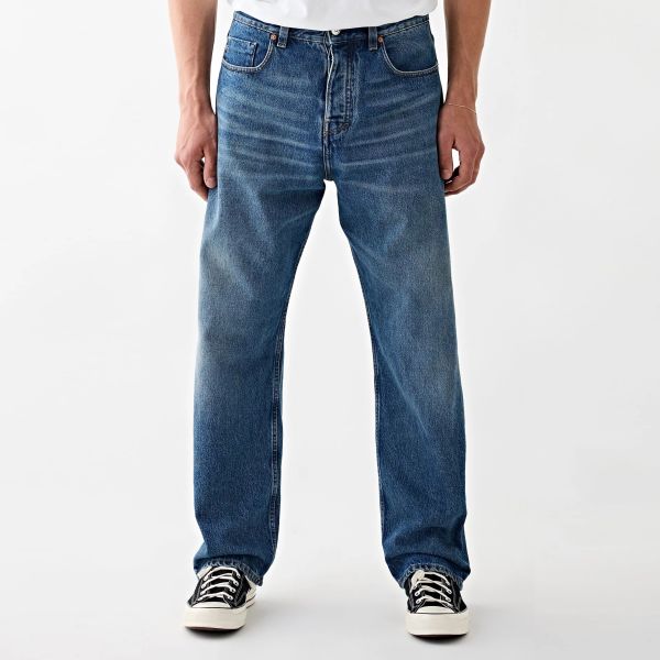 Tenue Luke Loose Straight Jeans Blauw