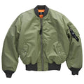 Tenue X Alpha MA-1 Bomber Jas Groen/Oranje